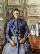 Paul Cezanne La Femme a la cafetiere oil